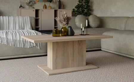 Konferenční stolek Andover dub sonoma světlý moderní design nábytku odolný proti rozlití horní desky