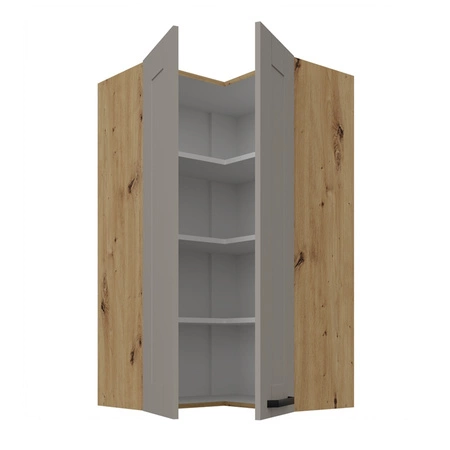 Linosa 60x60 GN-108 2F rohová kuchyňská nástěnná skříňka odolná vůči páře, vysoké teplotě a rozlitým tekutinám