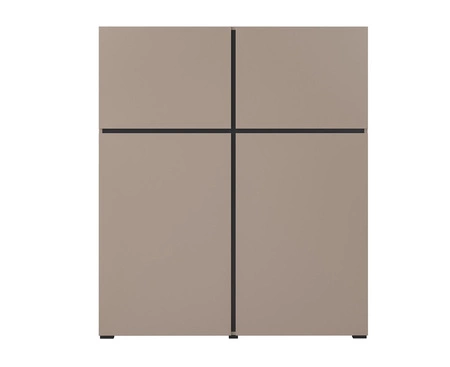 Nábytek do obývacího pokoje Cross tmavě béžový Jednoduchá forma nábytku v moderním provedení potěší milovníky minimalistických interiérů