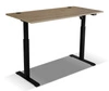 Výškově nastavitelný psací stůl Makana dub řemeslný univerzální a funkční kus nábytku s deskou o tloušťce 28 mm do kanceláře, pracovny nebo pokoje pro mladé
