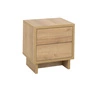 Noční stolek se zásuvkami Noma dub riviera elegantní design jednoduchá forma nábytku zapadající do každého interiéru čela skříněk se systémem push to open