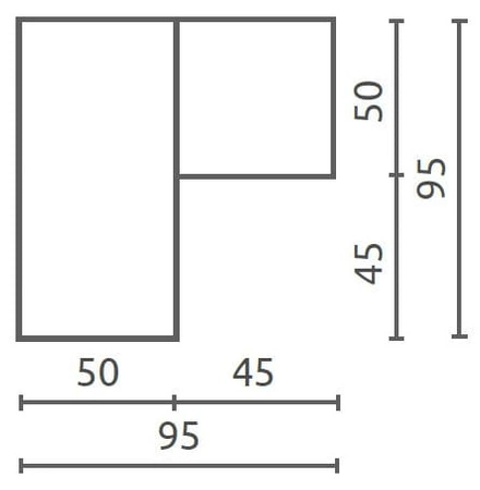 Rohová šatní skříň Tablo graphite / enigma ideální do pokoje pro mládež velmi použitelná a má moderní design