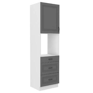 Kuchyňský příspěvek Tilos 60 DPS-210 3S 1F vestavná skříň na troubu se zásuvkami odolná proti páře vysoké teplotě a rozlitým tekutinám