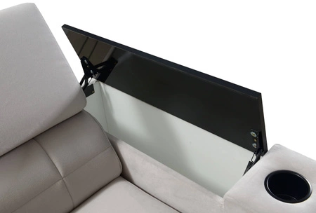 Rohová sedačka s funkcí spaní Belvi II heather right elegantní a ergonomická rohová sedačka do obývacího pokoje praktický úložný prostor v boční části