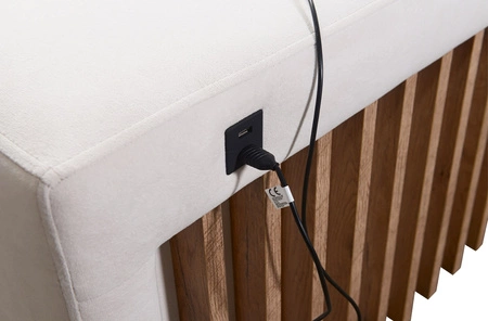 Rohová sedací souprava Kelly IV s funkcí spaní modrá levá sametová pohodlná rohová sedací souprava nastavitelné opěrky hlavy boční čalounění s lištami