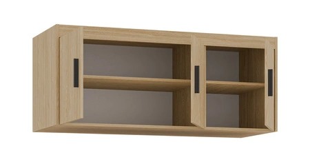 Nástavec na šatní skříň Rene 133 cm, olejovaný dub Funkční skříň zvětšuje úložný prostor pro oblečení, boty nebo doplňky