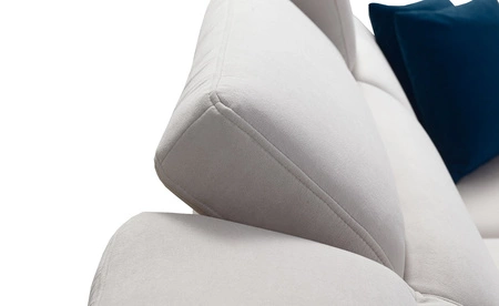 Kelly Sleek IV šedá pravá rohová rozkládací pohovka s koši na lůžkoviny tkaná látka