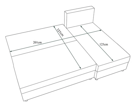 Rohová sedací souprava s funkcí spaní Bowers grafitová / šedá pravá rohová sedací souprava s kontejnerem na lůžkoviny se zárukou nejvyššího komfortu