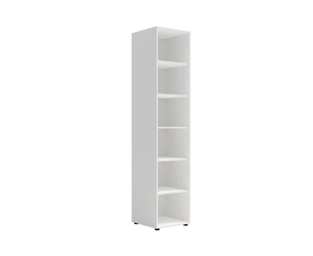 Knihovna Maxione 45 cm bílá funkční knihovna ideální do pokoje teenagera nebo kanceláře jednoduchý a univerzální design