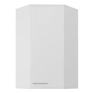 Rohová kuchyňská nástěnná skříňka Lumia 60x60 GN-108 1F odolná vůči páře, teplu a rozlitým tekutinám