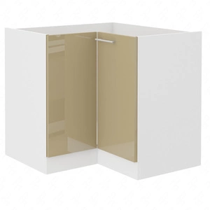 Nalo 90x90 DN 2F BB rohová kuchyňská skříňka odolná vůči páře, vysoké teplotě a rozlitým tekutinám