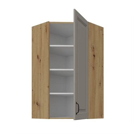 Závěsná rohová kuchyňská skříňka Delos 60x60 GN-108 1F skříň odolná proti páře vysoké teplotě a rozlité kapalině