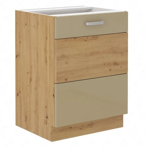 Stojící kuchyňská skříňka s policí Arton 60 D 1F BB skříňka odolná vůči páře, rozlitým tekutinám a teplu