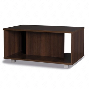 Konferenční stolek Maximus 100 cm kaštan wenge moderní design nábytku Hrany stolku jsou povrchově upraveny speciální dýhou ABS