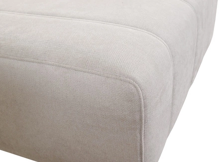 Penejos VI rohová pohovka s funkcí spaní béžová levá strana stylová rohová pohovka se dvěma nádobami na lůžkoviny odolná látka