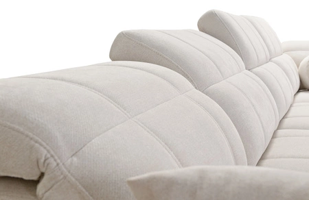 Rohová sedací souprava s funkcí spaní Penejos XI Lux zelená pravostranná stylová rohová sedací souprava s pohodlným výsuvným podnožníkem