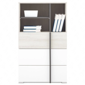 Komoda Remona 60 cm dub wilton bílá / bílá ideální komoda do pokoje pro mládež použitelný moderní design