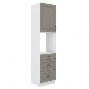 Kuchyňský příspěvek Kastos 60 DPS-210 3S 1F vestavná skříň na troubu se zásuvkami odolná proti páře vysoké teplotě a rozlitým tekutinám