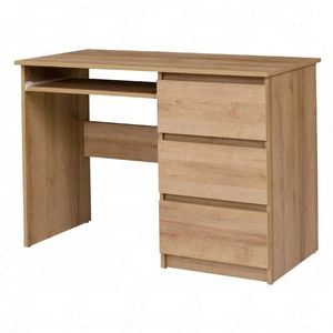 Psací stůl se zásuvkami Simple 110 cm dub riviera funkční kus nábytku do pokoje pro mládež nebo kanceláře