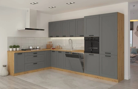 Kuchyňská dřezová skříňka Asti 50 ZL 1F BB skříňka odolná vůči páře, rozlitým tekutinám a teplu