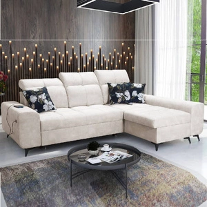 Rohová sedací souprava s funkcí spaní Buffalo cream right Funkční a stylová rohová sedací souprava s kontejnerem na lůžkoviny