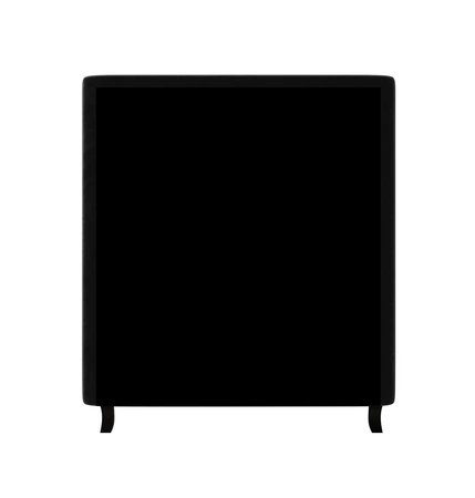 Kontinentální postel Melba 120x200 grafit v moderním skandinávském stylu s čalouněným čelem postel s úložným boxem