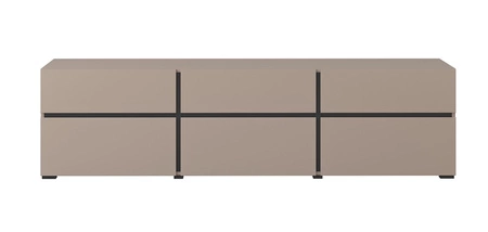 Nábytek do obývacího pokoje Cross tmavě béžový Jednoduchá forma nábytku v moderním provedení potěší milovníky minimalistických interiérů