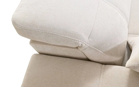 Rohová rozkládací pohovka s funkcí spaní Penejos VIII losos levá strana stylové rohové rozkládací pohovky z odolné tkaniny