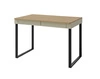 Psací stůl se zásuvkami Paguro 125 cm eukalyptus / baltický dub dune stylový a funkční do pokoje pro mládež nebo kanceláře