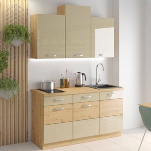 Sada kuchyňského nábytku Arton 150 cm skříňky vypadají skvěle v klasických i moderních interiérech