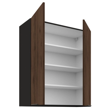 Kuchyňská nástěnná skříňka Brianza 80 G-90 2F kovové hrany úchytek skříňky odolné proti vlhkosti a poškození