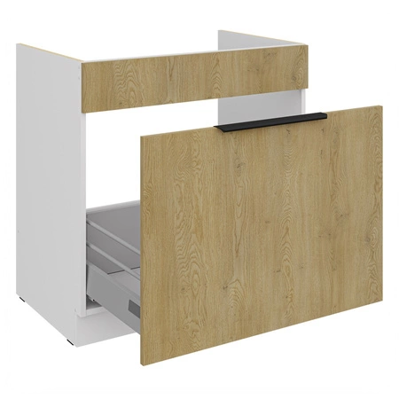 Kuchyňská dřezová skříňka se zásuvkou Cremona 80 ZL 1S BB Úchytka na hraně skříňky odolná proti vlhkosti a poškození