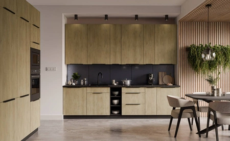 Crotone 60 DPS-210 3S 1F kuchyňská skříňka se zásuvkami pro instalaci trouby kovové úchyty odolné proti vlhkosti