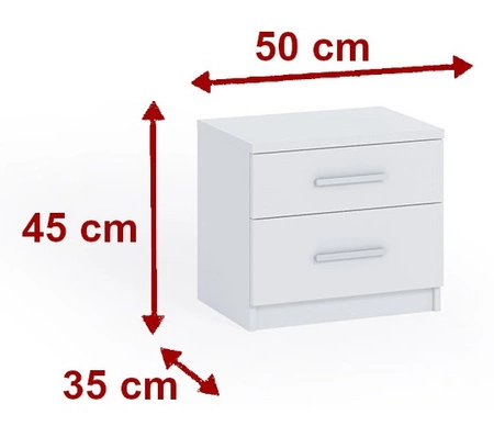Ložnicová sestava nábytku Rico dub artisan nadčasový design ložnicová sestava nábytku prostorná posuvná skříň se zrcadlem