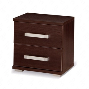 Noční stolek se zásuvkami Maximus kaštan wenge funkční kus nábytku do ložnice nebo do pokoje mládeže hrana zakončená speciální dýhou