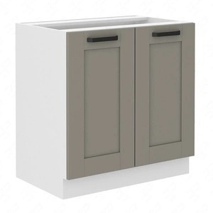 Podlahová kuchyňská skříňka s policí Ponza 80 D 2F BB skříňka odolná proti páře, rozlití a teplu