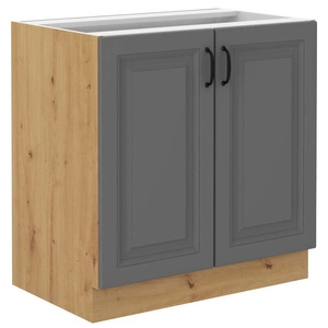 Stojací kuchyňská skříňka s policí Kea 80 D 2F BB skříň odolná proti páře vysoké teplotě a rozlité kapalině