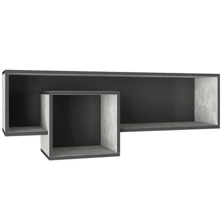 Dětská sestava nábytku Nano 2 graphite / enigma ideální do dětského pokoje v módním stylu