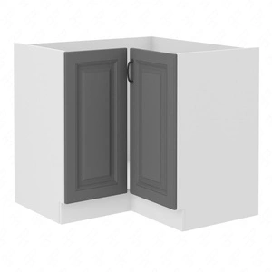 Rohová kuchyňská skříňka Tilos 90x90 DN 2F BB skříň odolná proti páře vysoké teplotě a rozlité kapalině