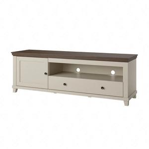 RTV skříň Evora 181 cm béžová / dub dunin elegantní design potěší milovníky výrazných interiérů