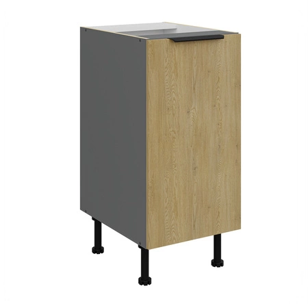 Sada kuchyňského nábytku Corsico 260 cm elegantní kuchyňské skříňky v moderních a přírodních barvách úchyty s kovovými hranami