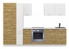 Kuchyňská souprava Toni 290 cm bílá / dub artisan vypadá skvěle v klasických interiérech