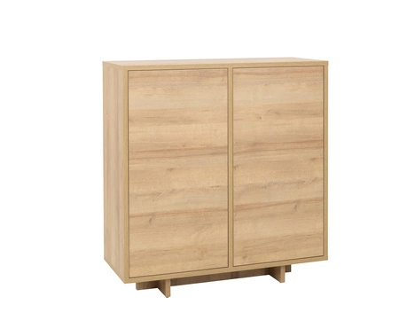 Skříň Noma 102 cm dub riviera elegantní design jednoduchá forma nábytku hodící se do každého interiéru čela komody se systémem push to open