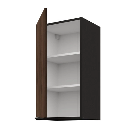 Brianza / Tarraco rohová kuchyňská sestava 310x250 cm kovové úchytky skříněk vypadají skvěle v moderních interiérech