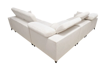 Rohová sedačka s funkcí spaní Penejos III losos levý mimořádně pohodlná a praktická rohová sedačka do obývacího pokoje dvě nádoby na lůžkoviny