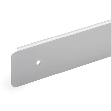 Pravá boční koncová lišta pro kuchyňskou pracovní desku 28 mm hliník