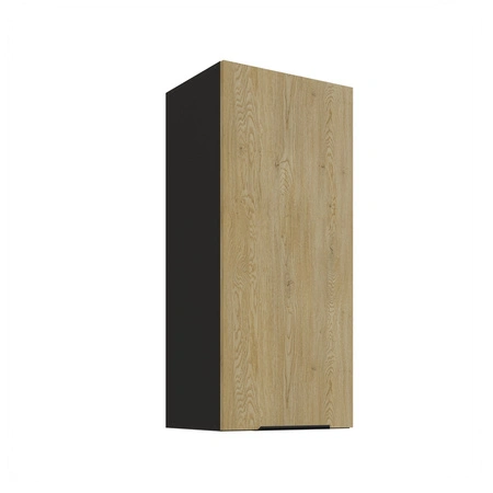 Kuchyňská nástěnná skříňka Crotone 40 G-90 1F s kovovou hranou úchytky odolná proti vlhkosti a poškození skříňky