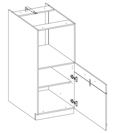 Vestavná skříňka odolná Valico 60 DP-145 1F BB proti páře, teplu a rozlitým tekutinám