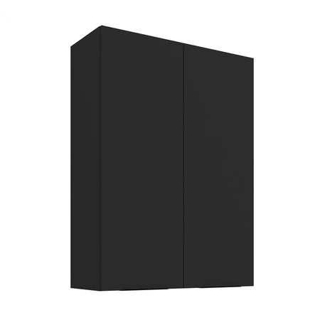 Kuchyňská nástěnná skříňka Black 80 G-108 2F kovové hrany úchytky odolné proti vlhkosti a poškození skříňky
