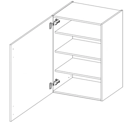 Sada kuchyňského nábytku Silver 150 cm skříně vypadají skvěle v klasických i moderních skandinávských interiérech